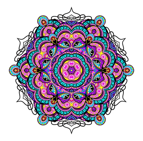 Ornament schönen Hintergrund mit Mandala. perfekte Karten für Ihr Design. Vektorillustration, Eps10 — Stockvektor