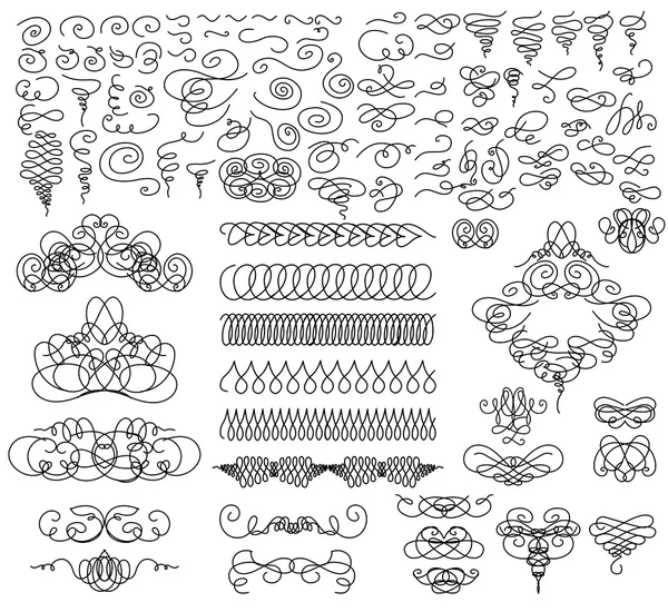 Graphic elements for design. Vector set. — Stock Vector