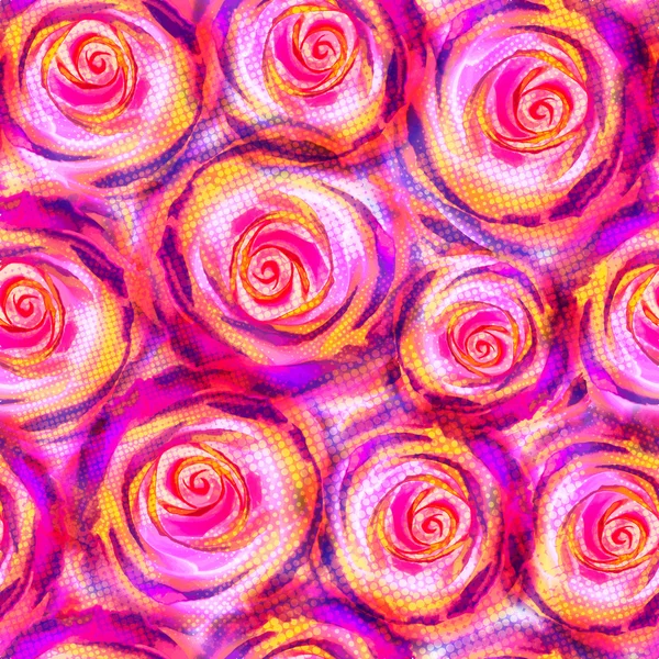 Fleurs de roses. Jeu d'illustrations isolées vectorielles, EPS10 . — Image vectorielle