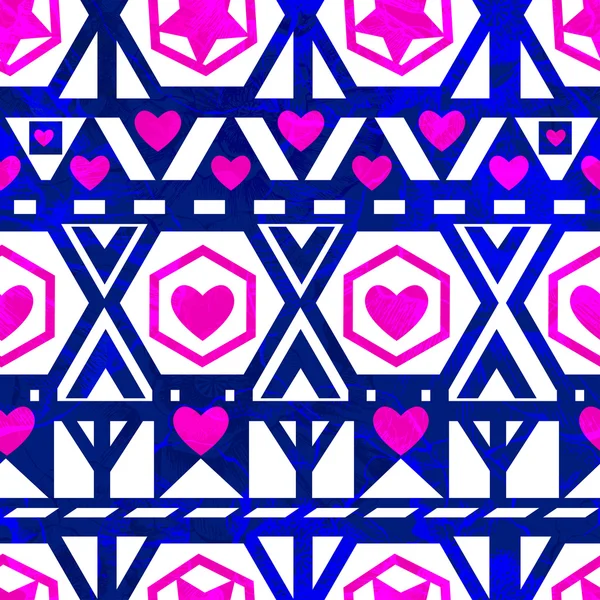 Seamless pattern with hearts. Vector, EPS10 — Διανυσματικό Αρχείο
