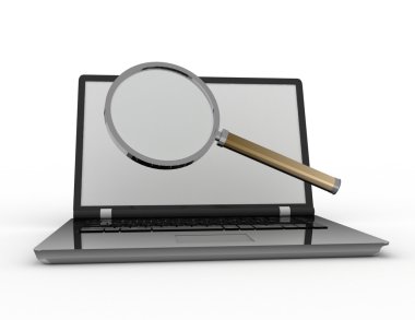 Dizüstü bilgisayar ve lens kavramı