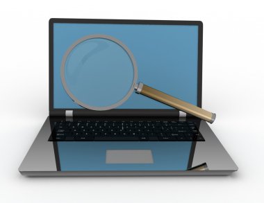 Dizüstü bilgisayar ve lens kavramı