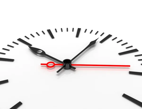 Tiempo concepto reloj primer plano 3d —  Fotos de Stock
