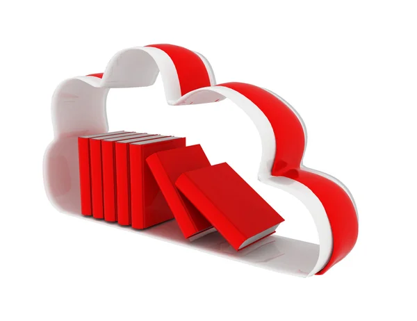 Concetto di database di tecnologia cloud — Foto Stock