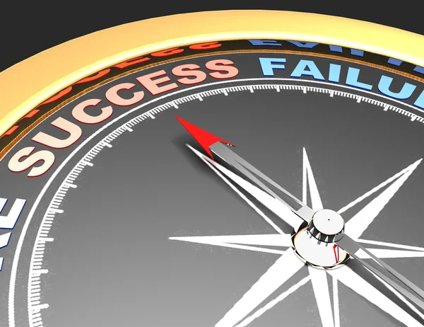 Soyut pusula sözcüğü işaret iğne başarı ile. Başarı 