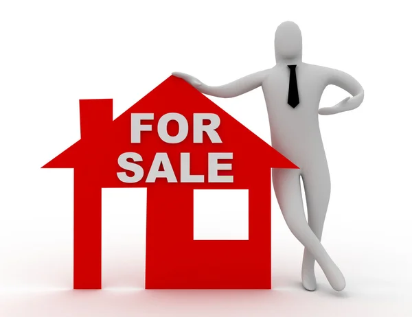 For Sale House Shows Property On Market Royalty Free Stock Images