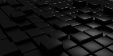 3D soyut küp arkaplanı. 3d illüstrasyon