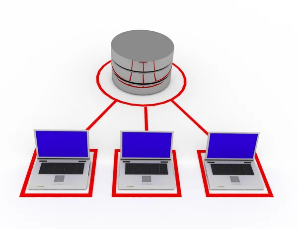 Datenbankkonzept — Stockfoto