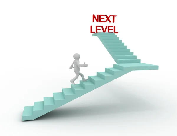 Ladder to next level — Stock Photo, Image