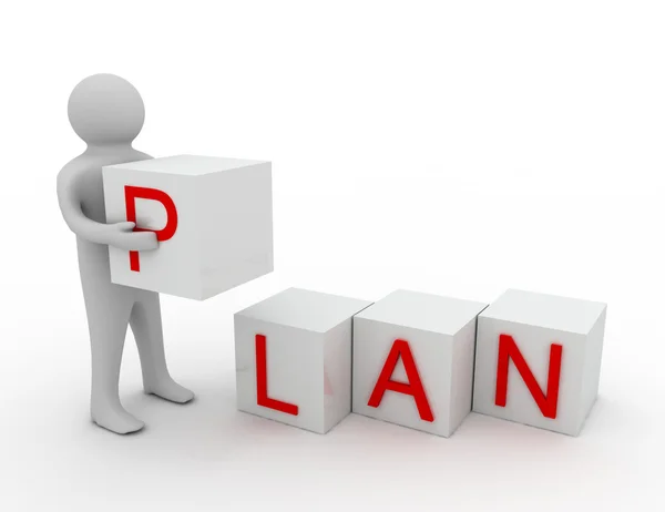 Concepto de plan — Foto de Stock