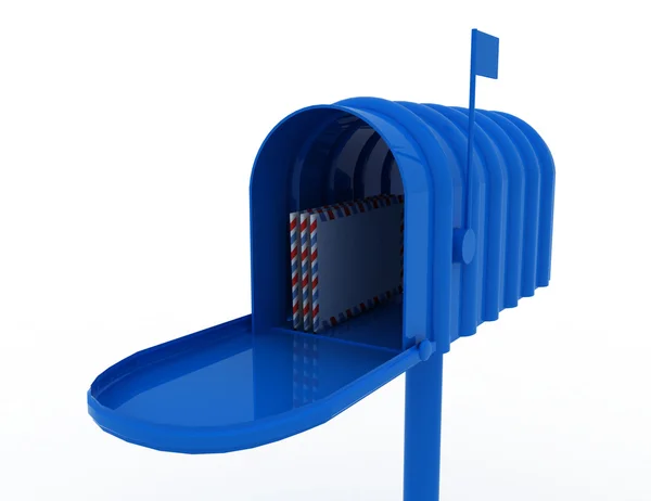 Концепція поштової скриньки — стокове фото