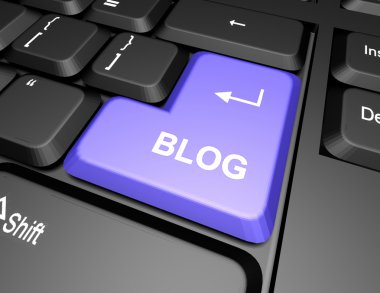 Klavye ile blog düğme