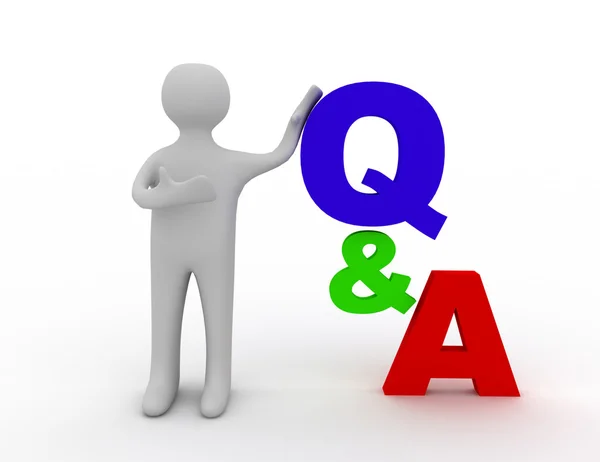 Question and answers concept — Stock Photo, Image