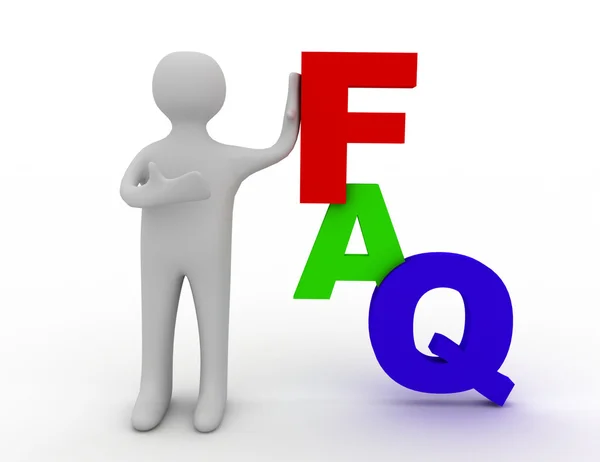 Frequently Asked Questions concept — Stock Photo, Image
