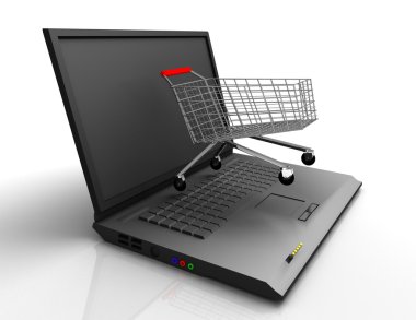 Çevrimiçi alışveriş kavramı
