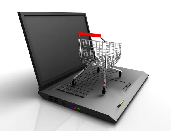 Concepto de compras online — Foto de Stock