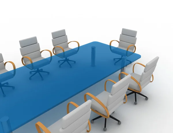 3d conference room — Zdjęcie stockowe