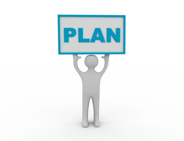 Plan concept — Stockfoto