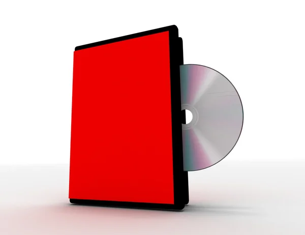 3d cd cover on white background — Stock Photo, Image