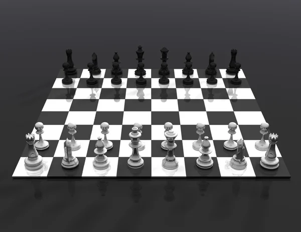 Concepto de tablero de ajedrez —  Fotos de Stock