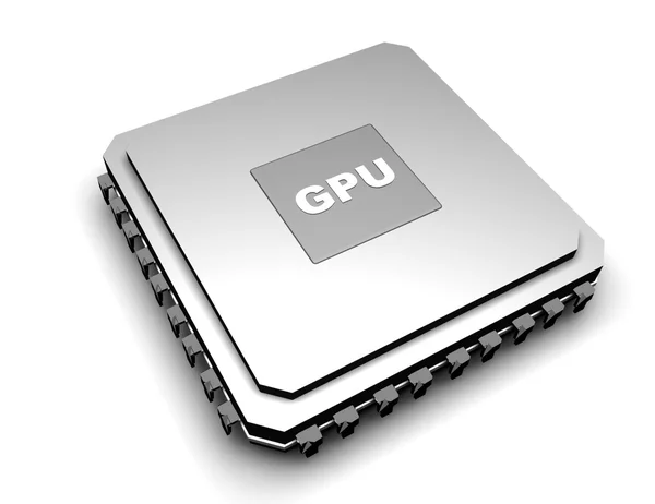 Processor eenheid gpu concept — Stockfoto