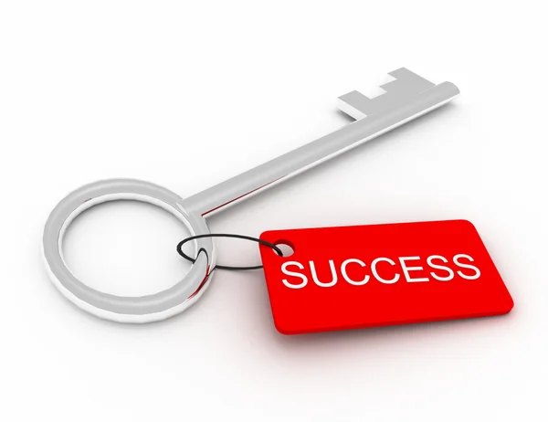 Klucz z słowo sukces — Zdjęcie stockowe
