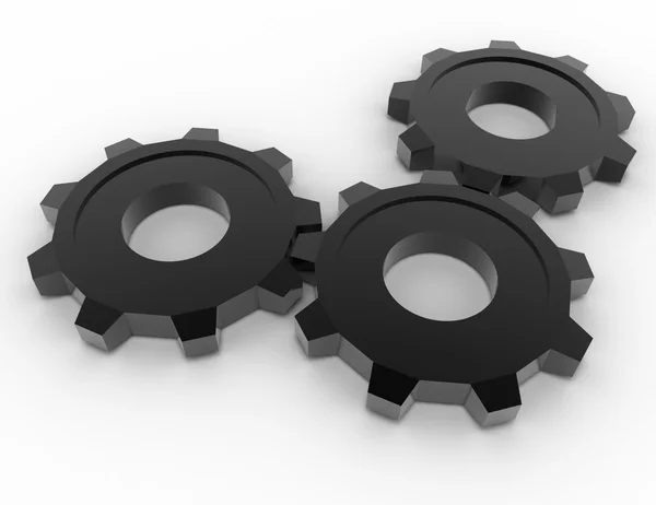 3d gears concept — Stock Photo, Image