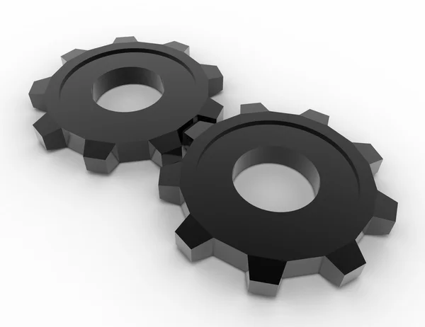 3d gears concept — Stock Photo, Image