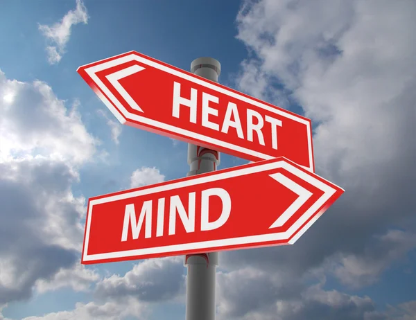 iki yol işaretleri - kalp ya da zihin seçim
