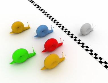 kazanan kavram. 3D çizim