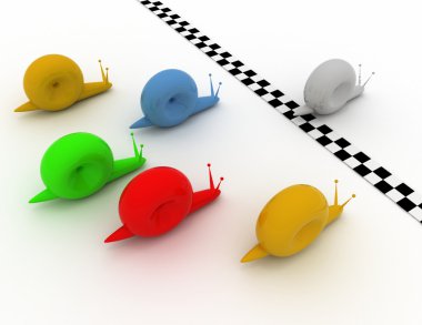 kazanan kavram. 3D çizim