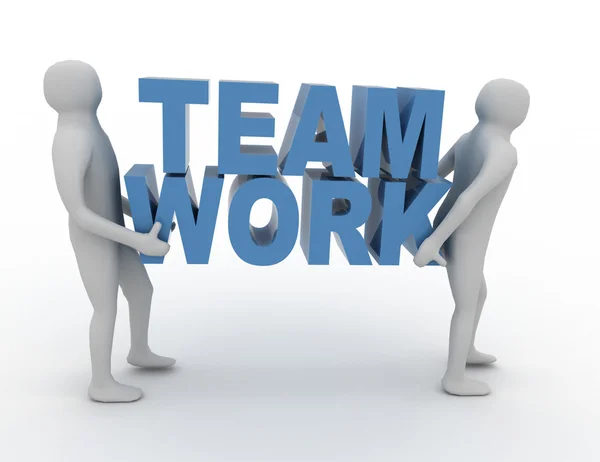 business teamwork concept. 3d illustration