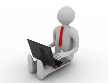 3d adam laptop çalışma