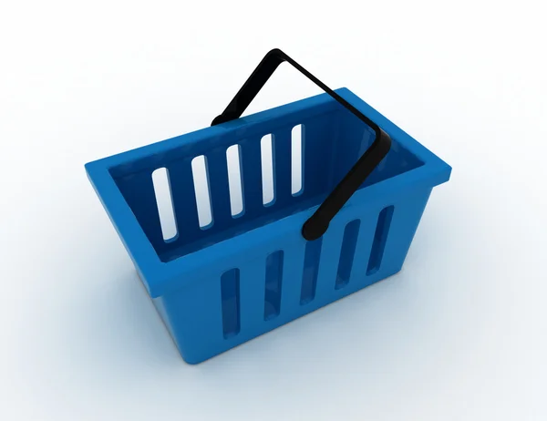 3d shopping basket concept — Stock Photo, Image