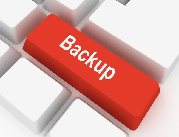 Backup Computer Key concept — Stock Photo, Image