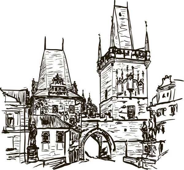 çok eski bir şehir Prag