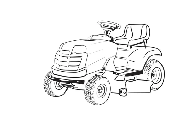 Uma Ilustração Tractor —  Vetores de Stock