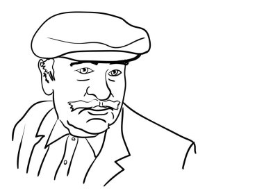 Bir kişinin robot resmi.