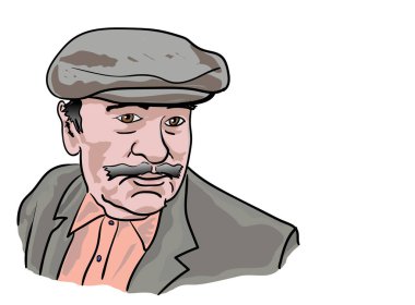 Bir kişinin robot resmi.