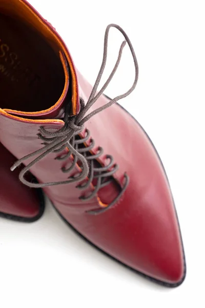 Rote Schuhe Isoliert Auf Weißem Grund — Stockfoto