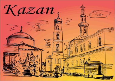 Kazan güneşli bir günde