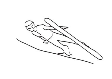 Güneşli bir günde gökyüzünde atlamak