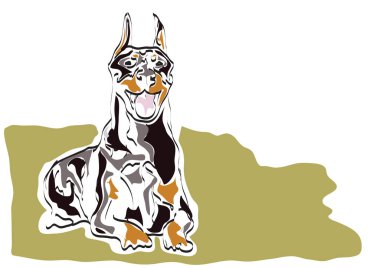 Bir köpeğin resmi.