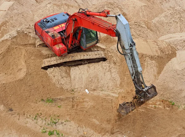 Excavator Shovel Construction Site — Stock Photo, Image