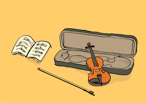 Violon — Image vectorielle