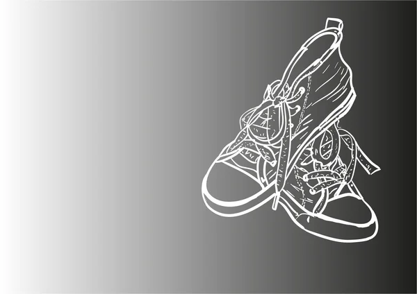 รองเท้ากีฬา — ภาพเวกเตอร์สต็อก