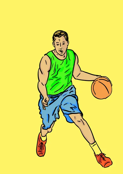 Baloncesto — Vector de stock