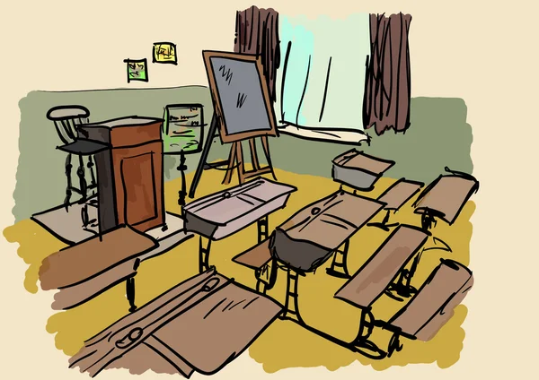 Klassenzimmer — Stockvektor