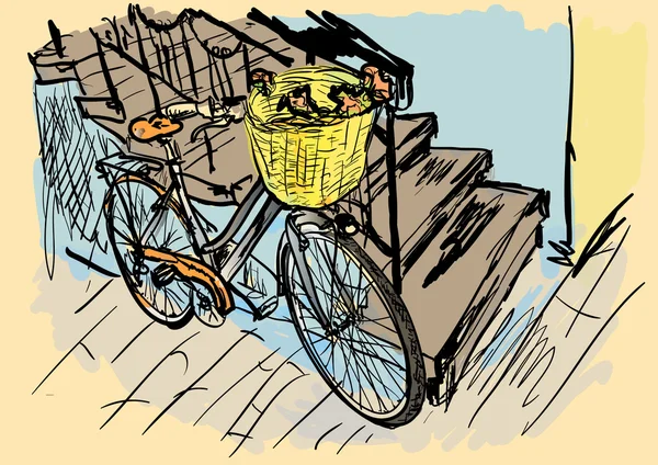 Fahrrad — Stockvektor
