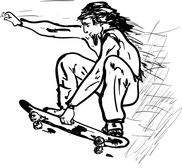 Skateboard — Stock vektor